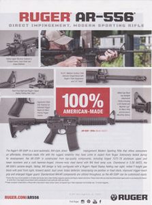 Ruger AR-556 is 100% American Made