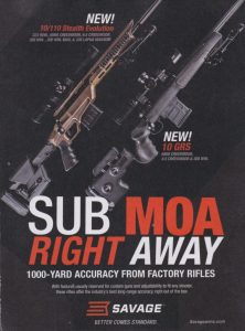 New SUB MOA’s from Savage