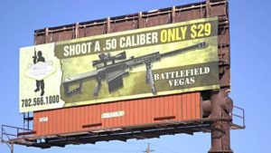 Battlefield Vegas Billboard Vandalized