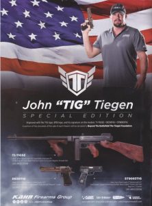 KAHR Issues “Tig” Tiegen Firearms