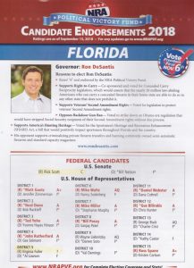 2018 NRA Endorsements Florida