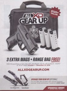 FREE Mags & Range Bag With XD Purchase