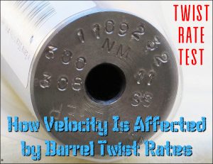 How Bullet Velocity Is Affected by Barrel Twist Rate — Litz Test