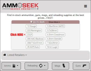 Find Best Prices on .22 LR Rimfire Ammo with Ammoseek.com