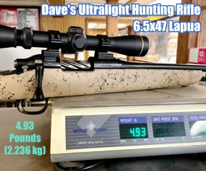 The Lure of Lightness — 4.93 Pound Accurate Hunting Rifle