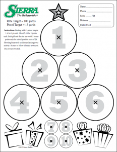 FREE Christmas Tree Target for Holiday Season Shooting Fun