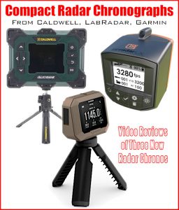 Saturday Movies: Garmin, LabRadar, Caldwell Compact Chronos