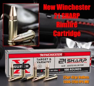 Winchester Introduces New 21 Sharp Rimfire Cartridge