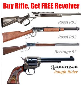 Buy a Lever-Action Rifle and Get a FREE Single-Action Revolver