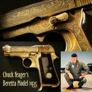 The Right Stuff — Chuck Yeager’s Engraved Beretta M1935 Pistol