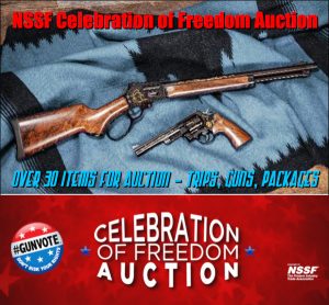 Major NSSF Auction Supports #GUNVOTE Programs