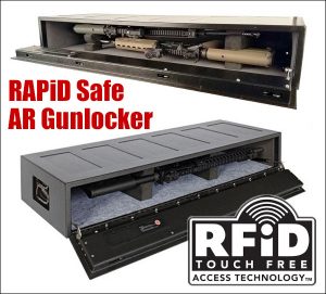 Modern RFiD Rapid-Access Gun Vault for Home Defense