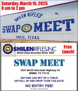 Shilen SWAP MEET in Texas on Saturday, March 15, 2025